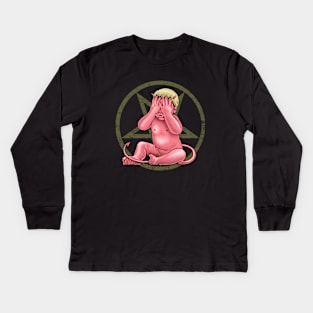 BABY SATAN Kids Long Sleeve T-Shirt